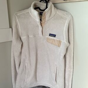 Patagonia Cream Cowl Neck Sweater